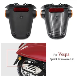Pokhaomin Motorcycle Rear Licence Plate Fender Splash Guard for Vespa Sprint Primavera 150