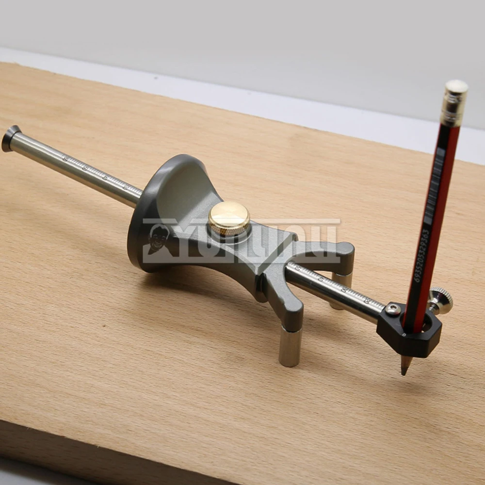 Woodworking Scriber Carpenter Cardboard Arc Straight Line Drawing Tool Decoration Marking Tools Cutting Aids