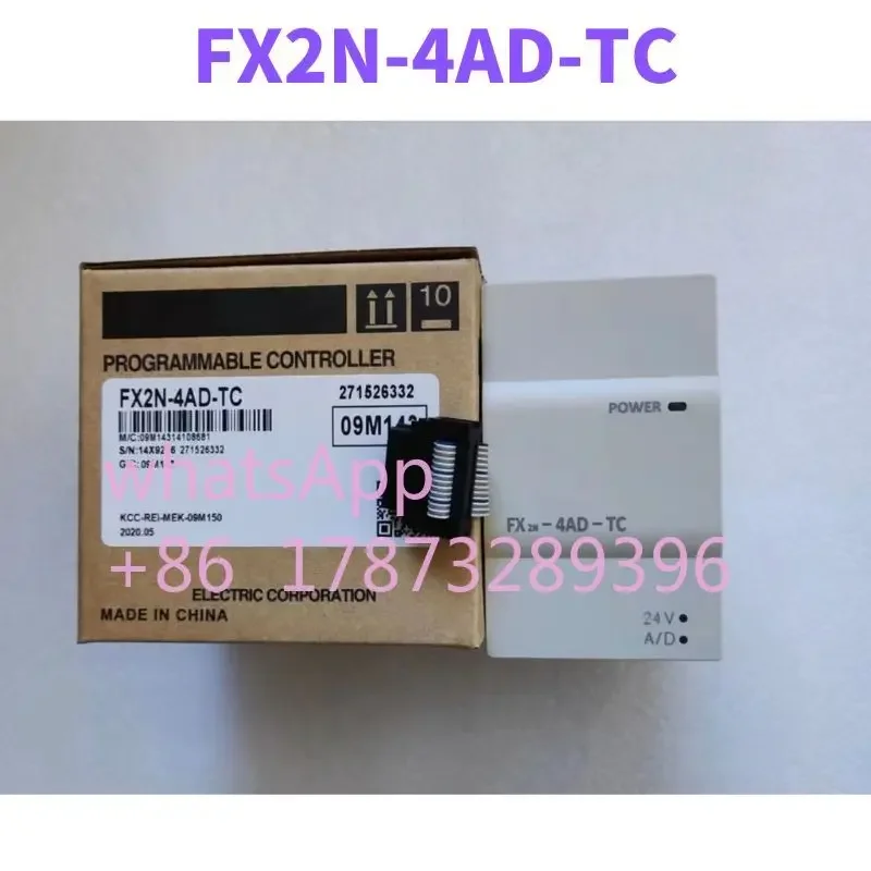 

FX2N-4AD-TC FX2N 4AD TC PLC Temperature Module Tested OK