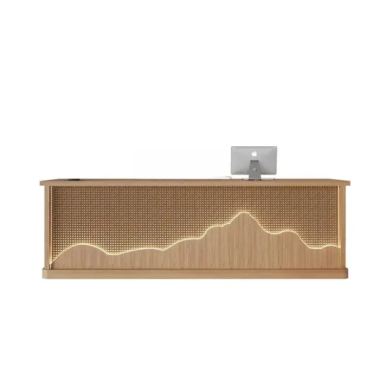 A  Hotel Clubhouse Front Desk Beauty Salon Foot Bath Front Desk Health Rattan Checkout page