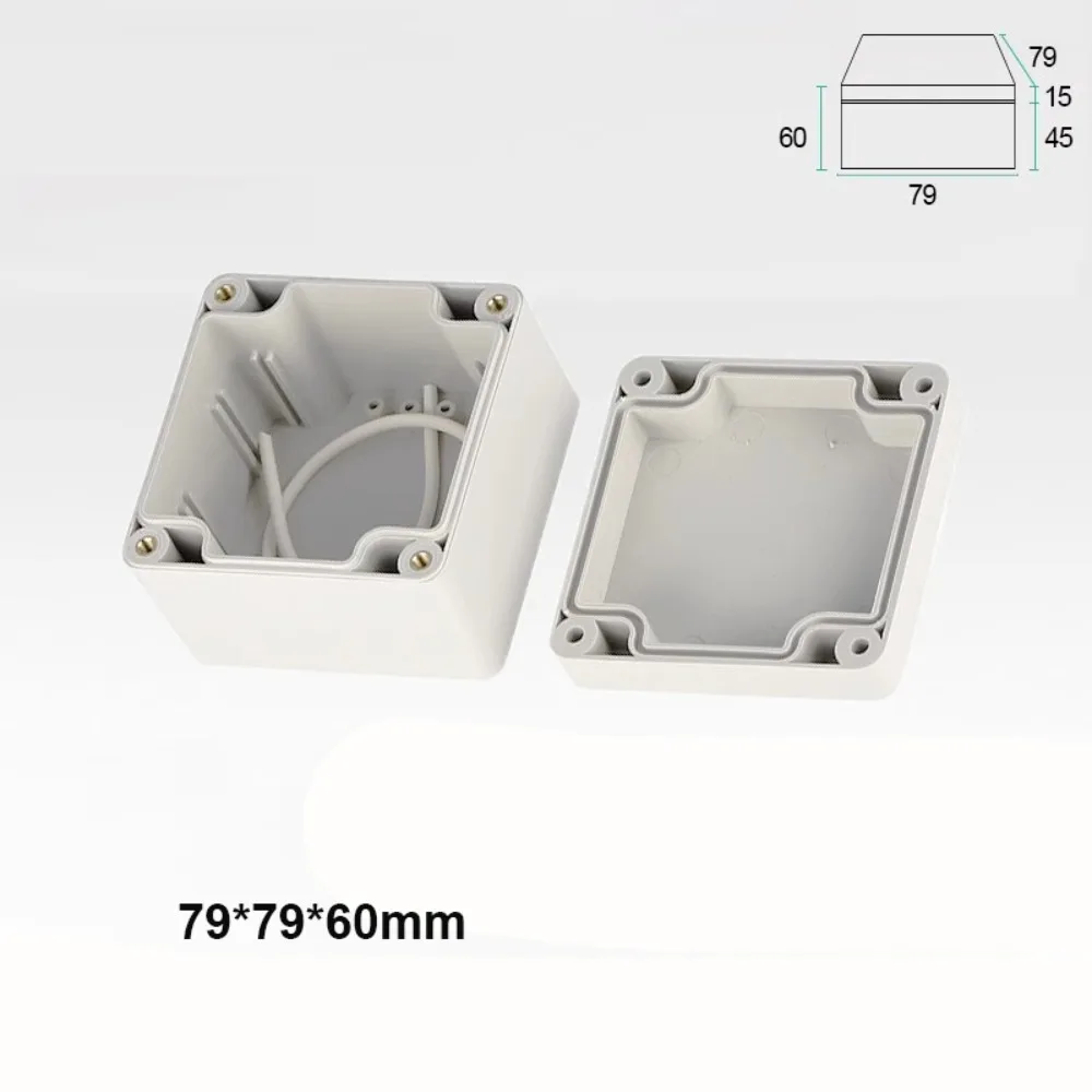 New Waterproof Enclosure Box ABS Plastic Electrical Project Box Multistyles Outdoor Junction Box Housing