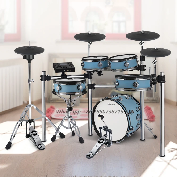 2023 Hot Sell  Adult Electronic Drum Kits OEM Color Electronic Drum Musical Instruments