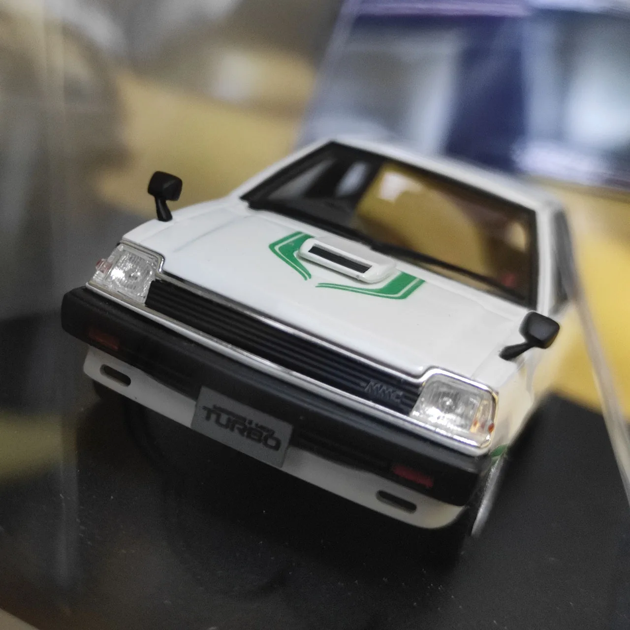Hi-Story 1:43 Scale MITSUBISHI MIRAGE II 1400 TURBO 1982 Resin Car Model Collectible Toy Gift Souvenir Display Ornament