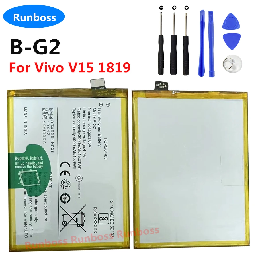 

New Original 4000mAh B-G2 Battery For Vivo V15 1819 Smart Mobile Cell Phone