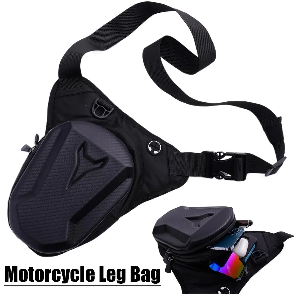 

Motorcycle Leg Bag Waterproof Drop Leg Bag for Men Women with Adjustable Strap Waist Fanny Pack for Riding Cycling Travel