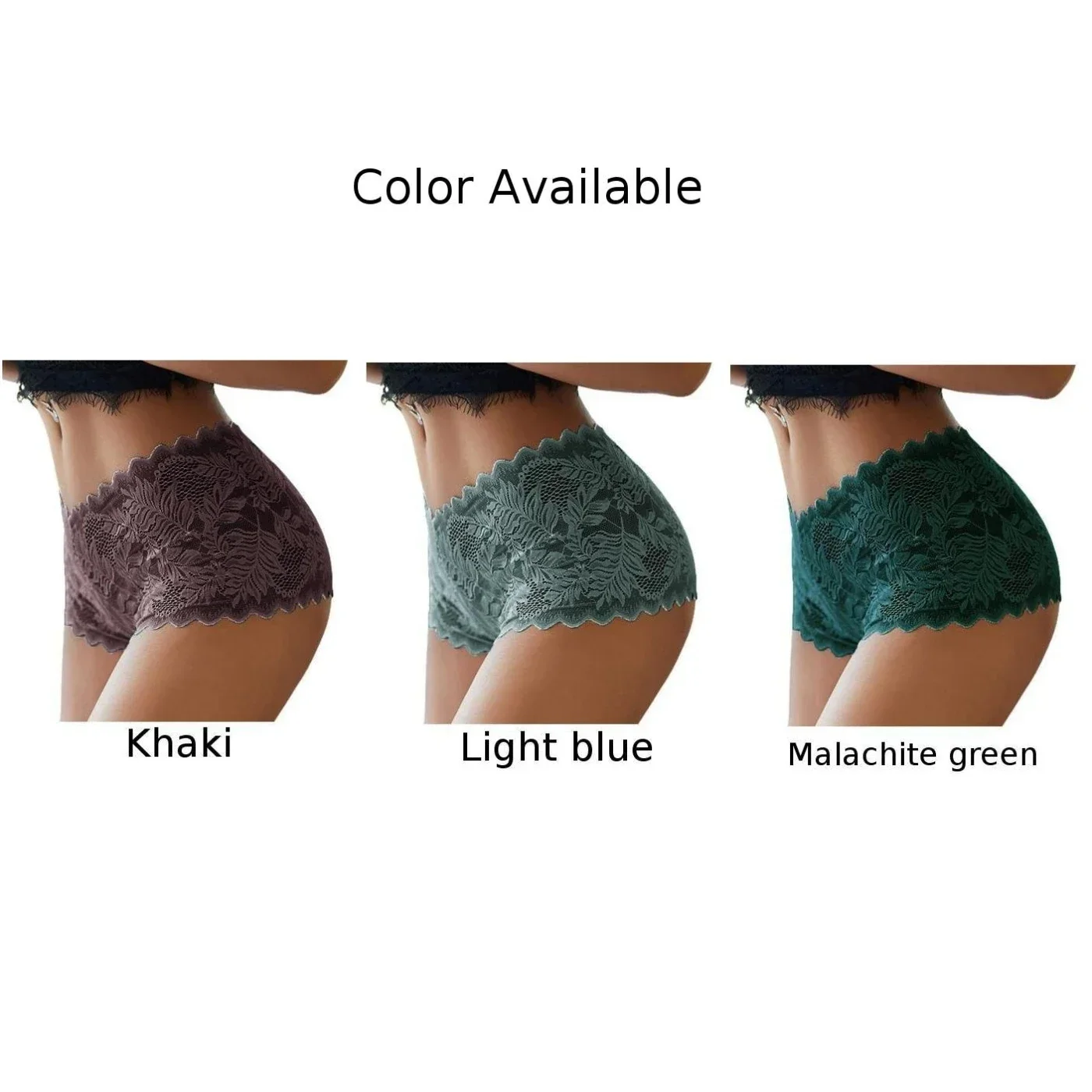 Womens Sexy See-Through Lace Lingerie Knickers Underwear Panties Plus Size