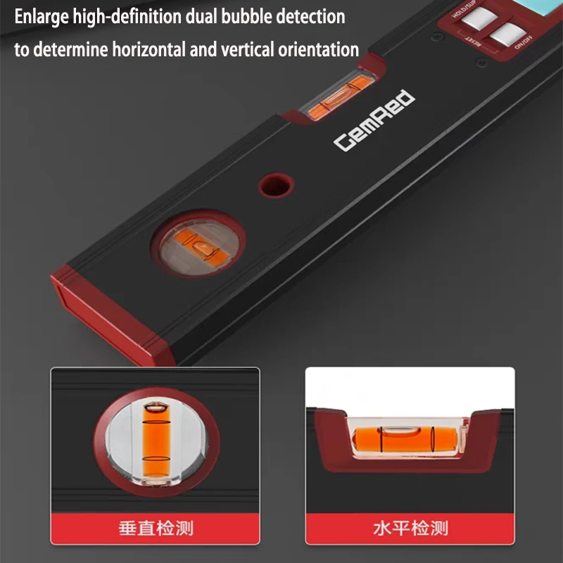 Professional angle measurement Blister ruler level Vertical detection Horizontal  Calculation collision angle compensation preci