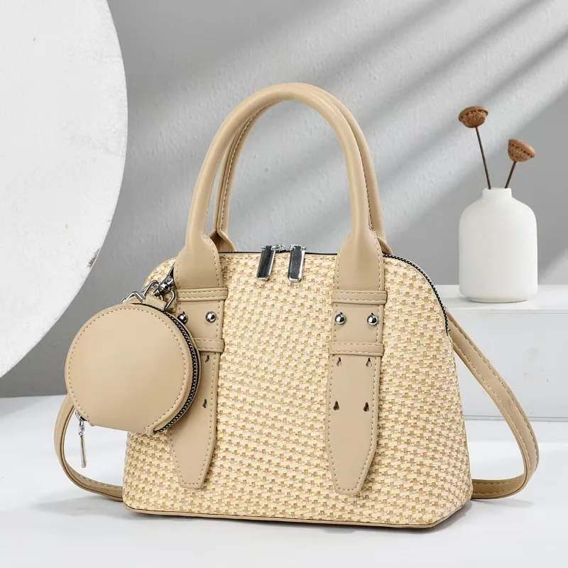 New Women's Handbag Fashion 2 Piece Set Women's Shoulder Bag Luxury Brand Large Capacity Casual Women's Bag High Quality