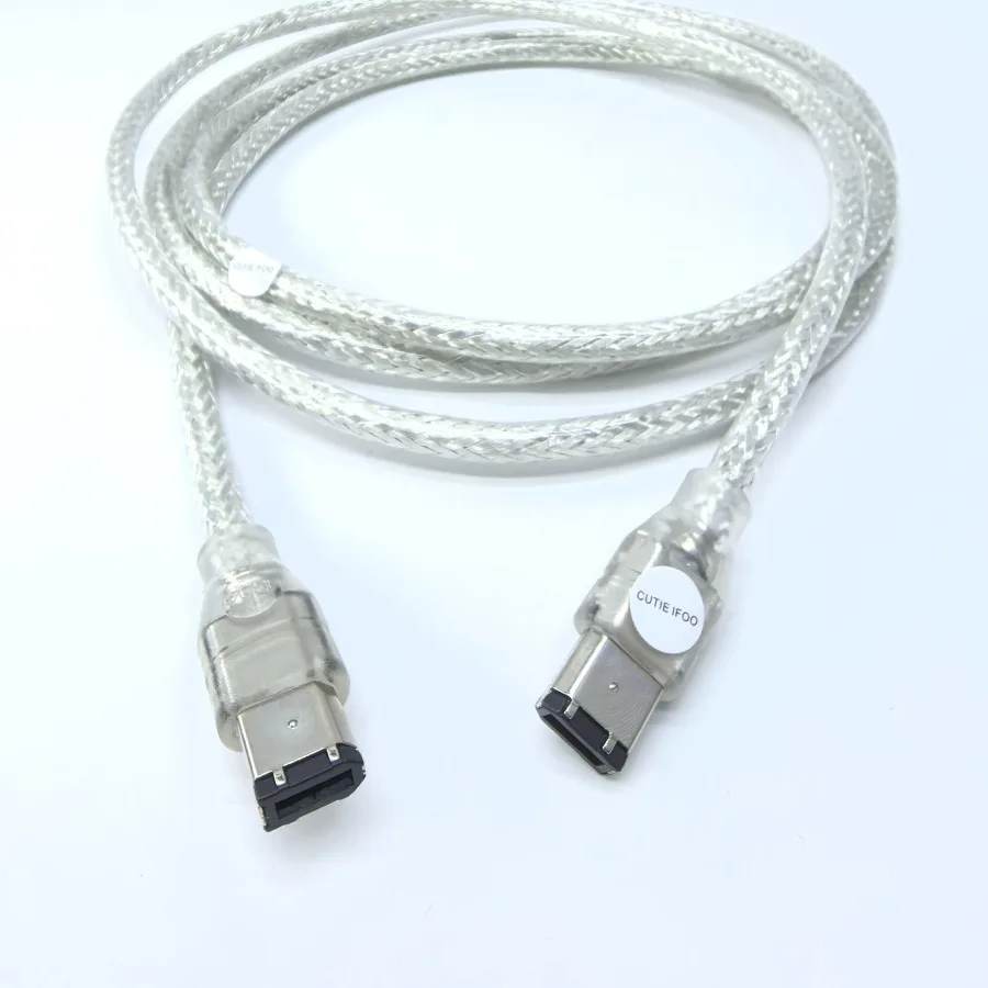 1394 Firewire 6pin To 6p Data Extension Cord 1.8m for DV Data Cable Video Computer Acquisition Cable