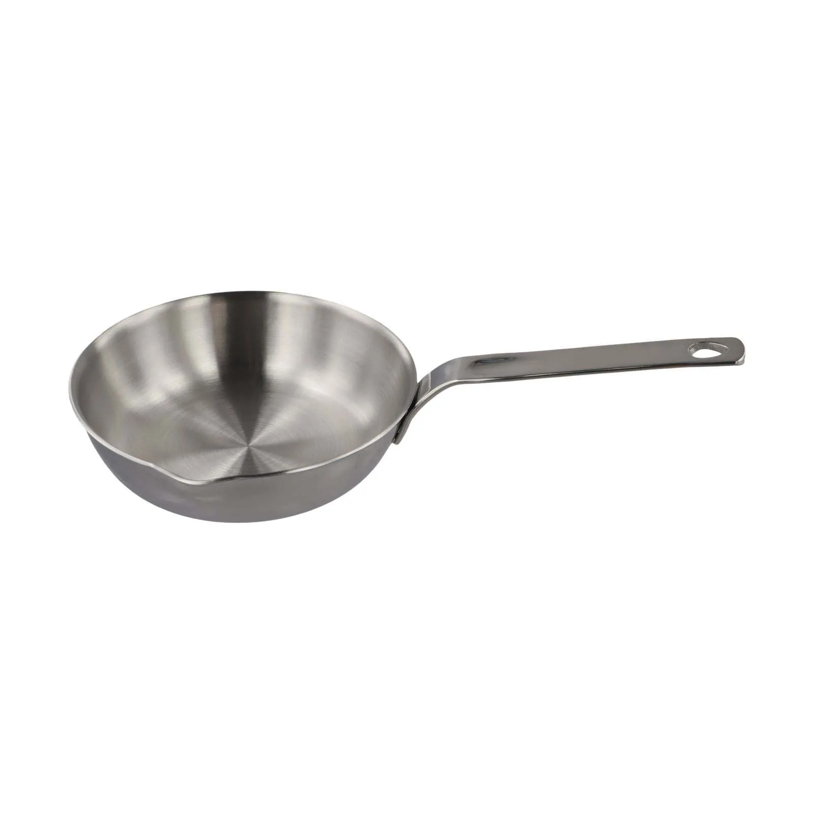 For Minimalist Style For Mini Pan for Personal Cooking Needs Featuring 316 Stainless Steel Build and Precise Pouring Spout Edge