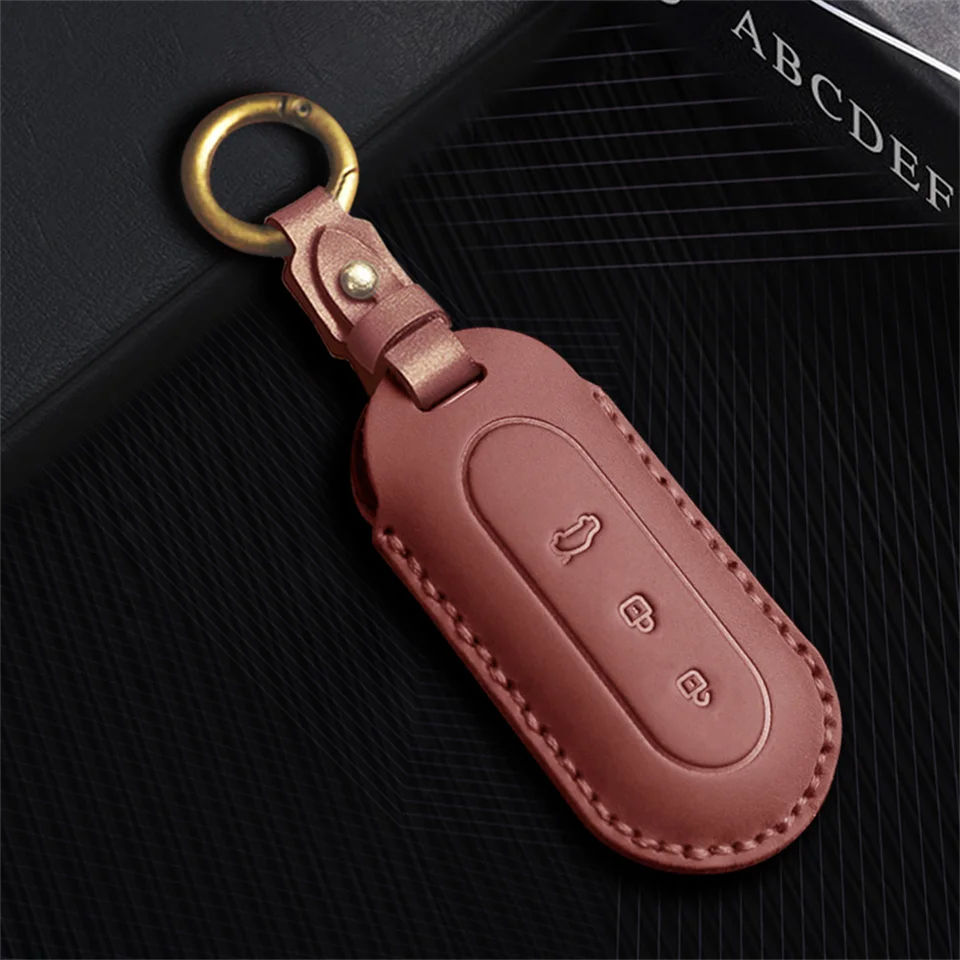 

Car Key Cover Case Keyring Protective Bag for Leading Ideal One Li Auto L9 Fob Protector Keychain Accessories Car-Styling Holder