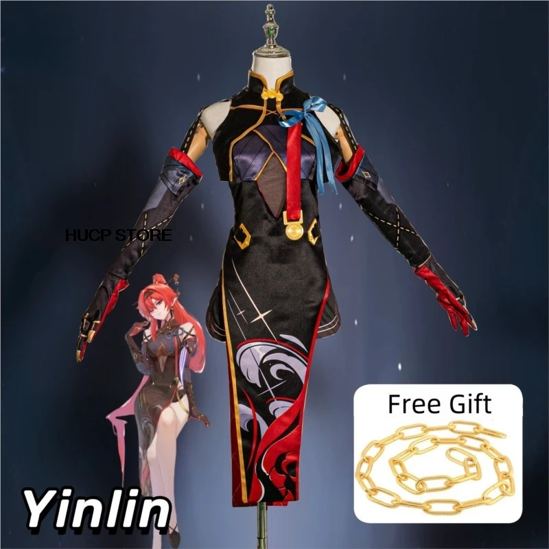 Wuthering Waves Women's Costume Yinlin Costumes Cos Woman Anime Cosplay Kid Cosplays Men's Figures Custumes Clothes Adult Use