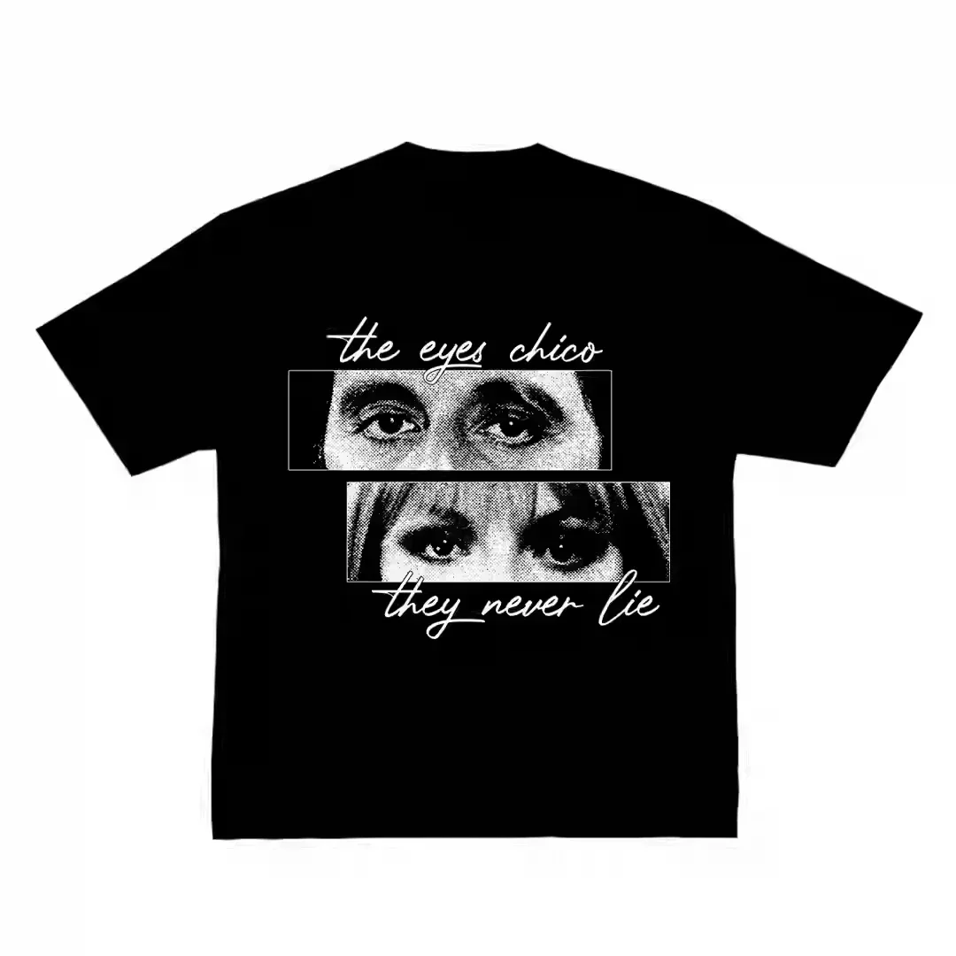 Scarface star Al Pacino Classic film American gangster film short-sleeved T-shirt Men and women hip-hop retro Gothic