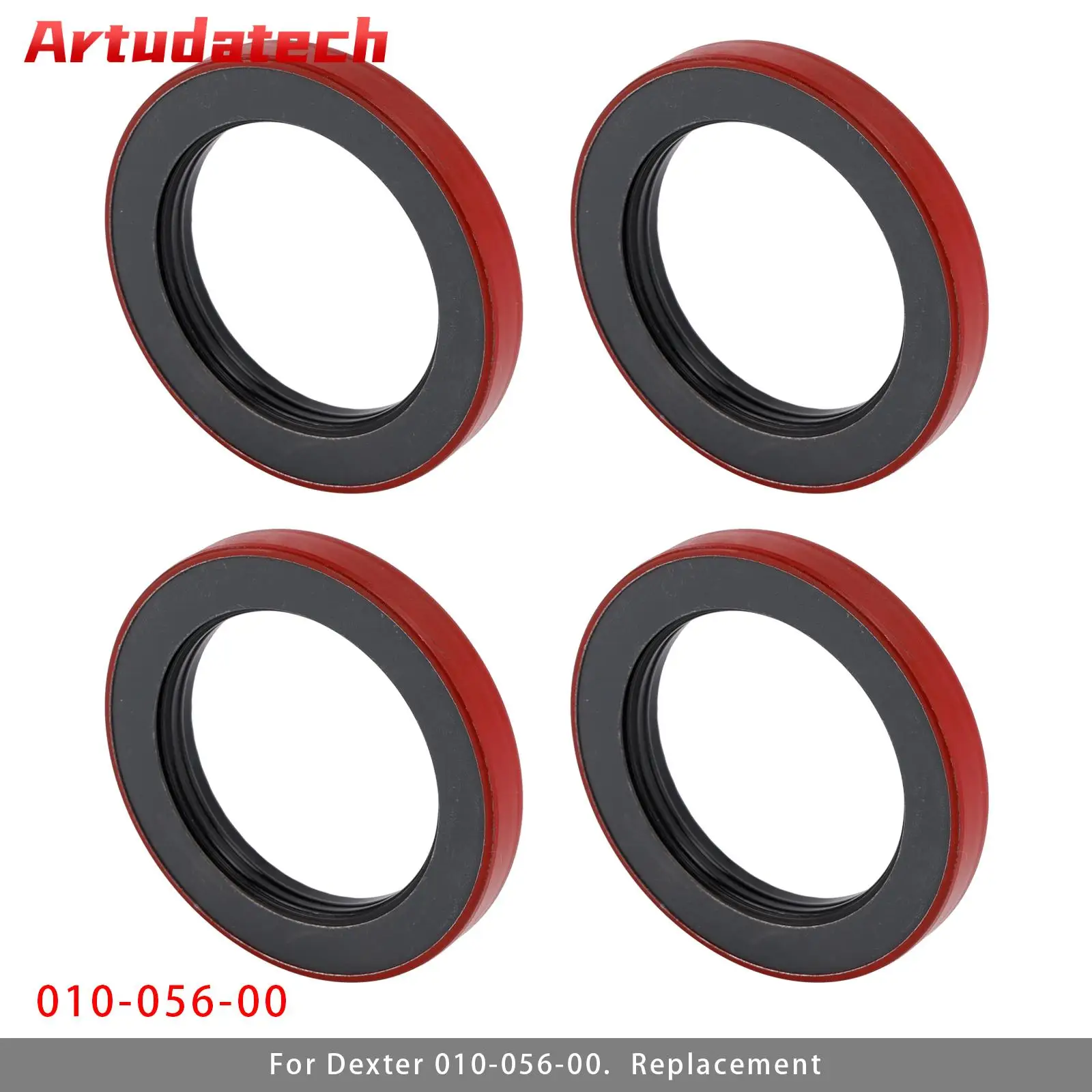 

Artudatech 4 шт. сальник 3,125 "X 4,506" для Dexter 010-056-00 10K 12K Heavy Duty 15K