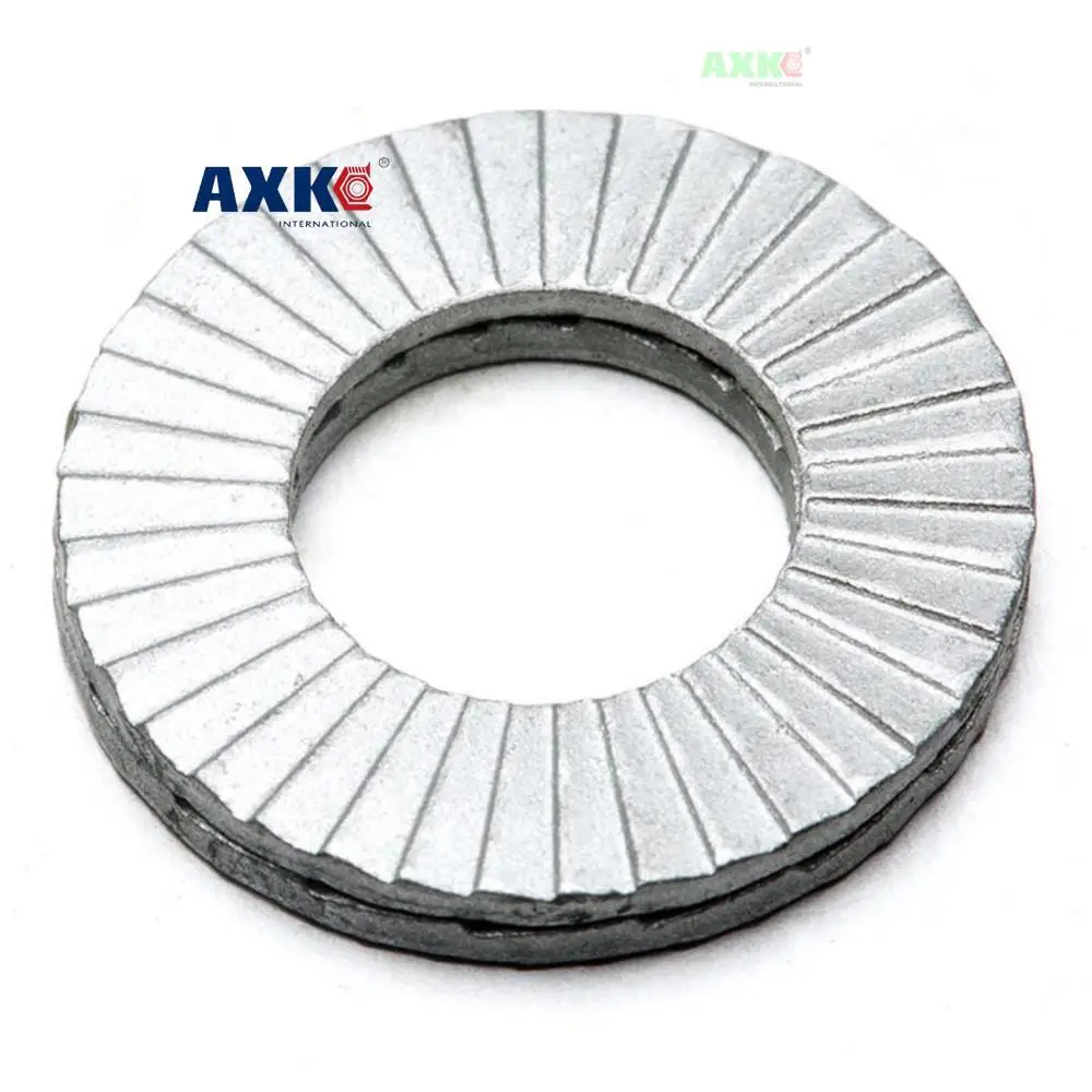 20/ 10/ 5 Pairs (2pcs glued) Self-Lock Washers Genuine Wedge Stainless Steel Dacromet M3 M4 M5 M6 M8 M10 M12 M14 M16 M18 M20 M22