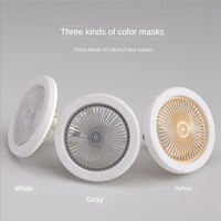 AA14 New Ceiling Fan With Remote Control And Light 30W LED Lamp Fan Smart Silent Ceiling Fan E27 Converter Base