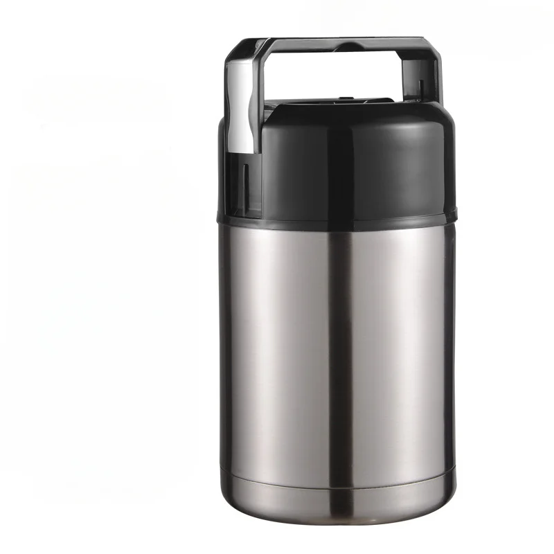 NONE Große Kapazität 800 ML/1000 ML Thermos Lunch Box Tragbare Edelstahl Lebensmittel Suppe Behälter Vakuum Flaschen Thermoskannen tasse 6