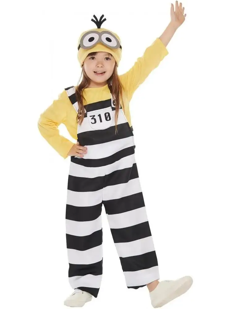 Nuovo film loween Cattivissimo Me Yellow Fellow Costume Cosplay Per adulti Role-plang Vestiti Fibra di poliestere Performance sul palco