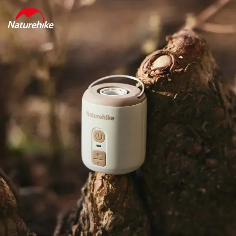 Imagem -02 - Naturehike-mini Bomba de ar Eólico Multifuncional Lâmpada Inflável Ultraleve Adequado para Colchão Almofadas em 140g