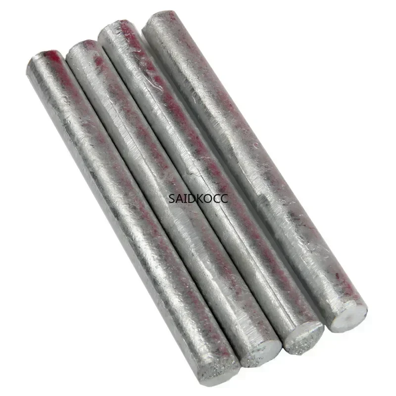 Zinc Metal Rod High Purity Zn 99.5% Ingot Round Bar Anode Electroplating Marine anticorrosive Experimental 3-30MM Customization