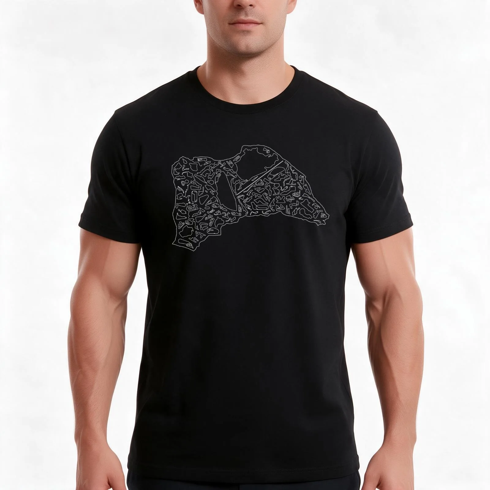 Race Tracks to Scale - Plain Layouts (Inverted) T-Shirt, Summer Casual Cotton Tee, Oversized Streetwear Tops, Unisex Men Women