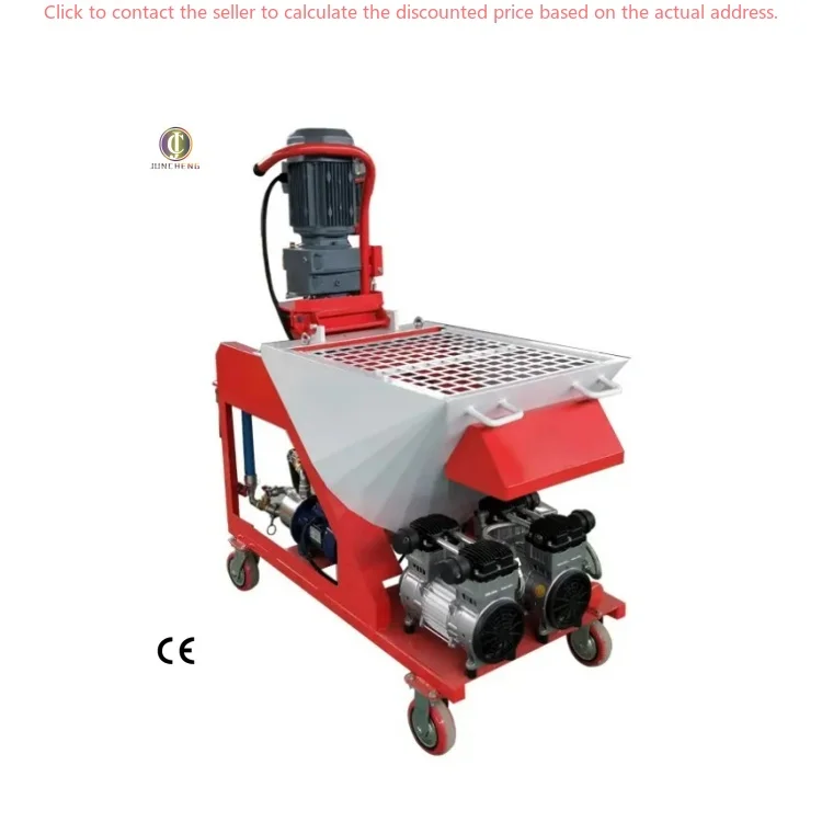 

New Durable Auto Walls Plastering Machines Automatic Cement Spray For Walls With Motor As Core Component