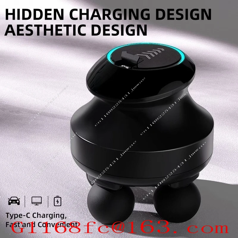 Cross-border Professional Grade Brushless Four-head Fascia, Powerful Automatic Massager, Muscle Deep Electric Massager