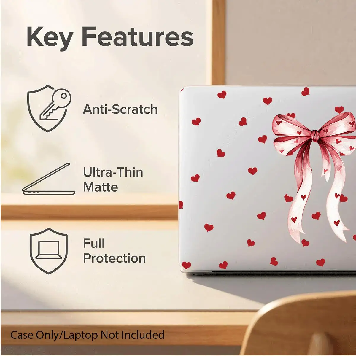 Case for MacBook,compatible with 13 Neo/13.3 Air/13.3 Pro/13.6Air/14.2 Pro/15Air/16.317Pro