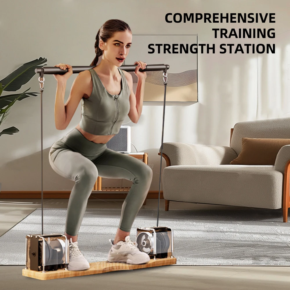 

Домашний фитнес-силовой насос, многофункциональная силовая станция, натяжная веревка, тренажер для спорта и фитнеса