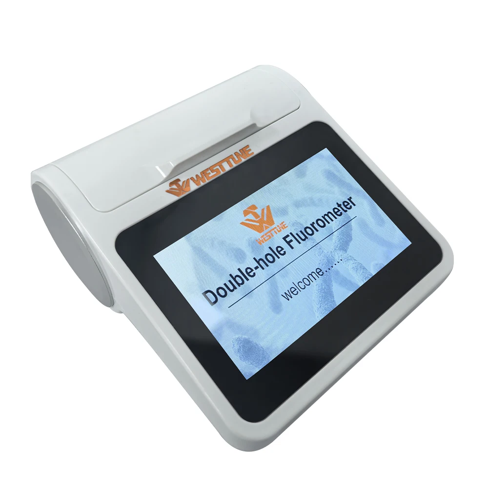 WEST TUNE FL-200 Mini Size Portable DNA Dual Channel Fluorometer with Good Quality for Molecular Biology Blue Light Red Light