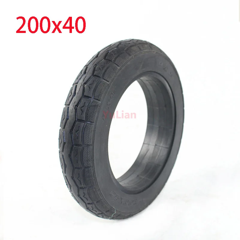 200x40 Electric Scooter Solid Tubeless Tires Wheel Tyres 8 inch folding bicycle baby\'s car solid tyre