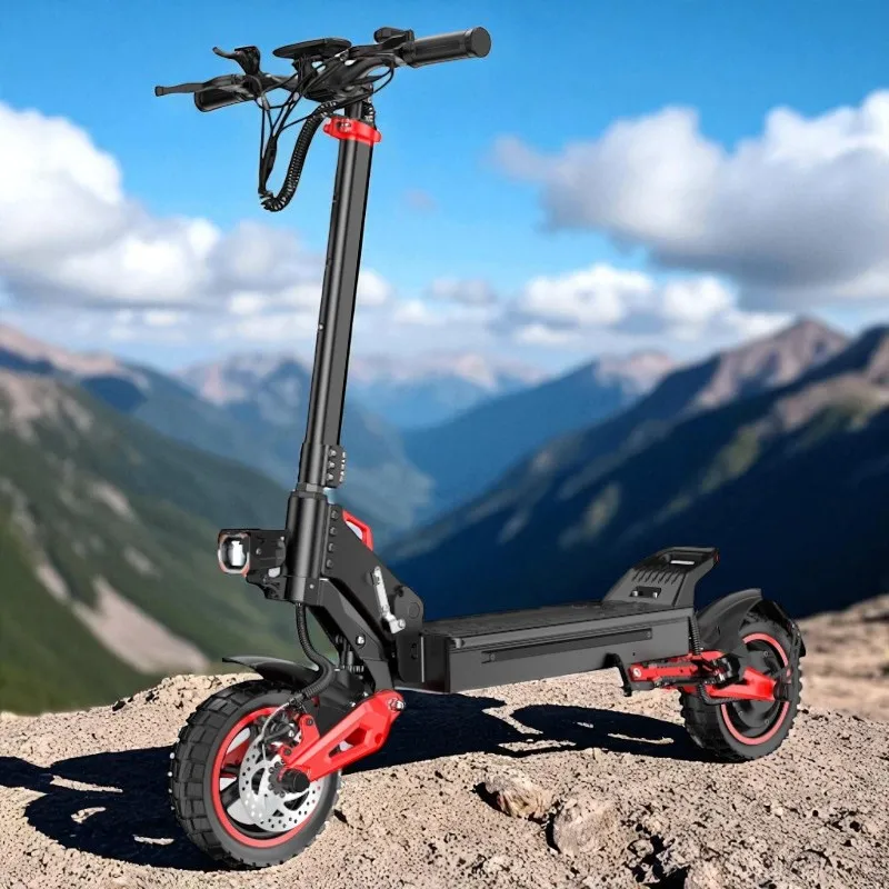 J15MAX Scooter électrique pliable Portable adulte Sports de plein air trajet e-scooter 1600WMotor 48V batterie pneus 11 pouces EScooter