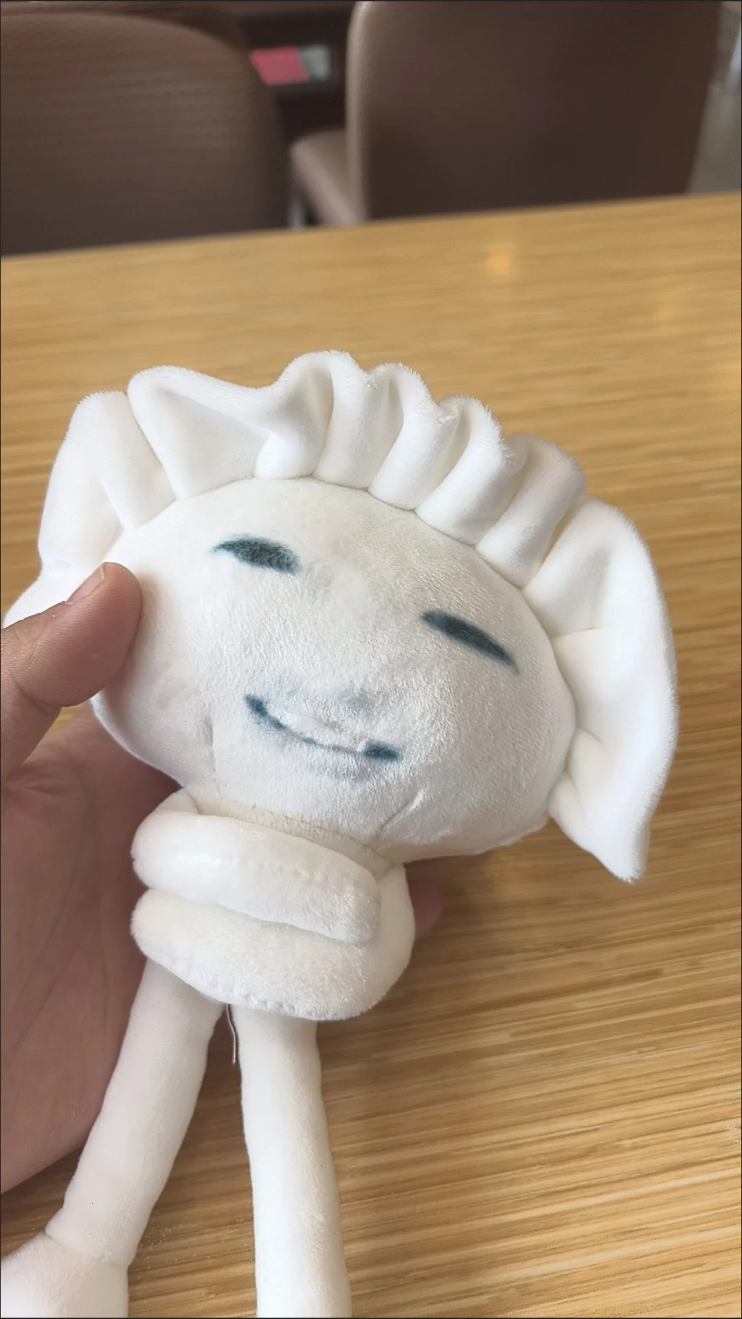 Lustiger Plüsch-Dumpling-Anhänger im JP-Stil von Meme Sakuya Gyozakura für Rucksack, Schlüsselanhänger, Deko, hängendes Ornament, Geschenke für Freunde – Detail 4