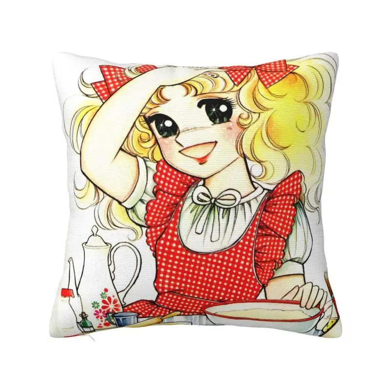 

Candy Candy Pillow Case 45x45cm Decoration Fashion Japan Anime Manga Cushion Decoration Salon Square Pillowcase