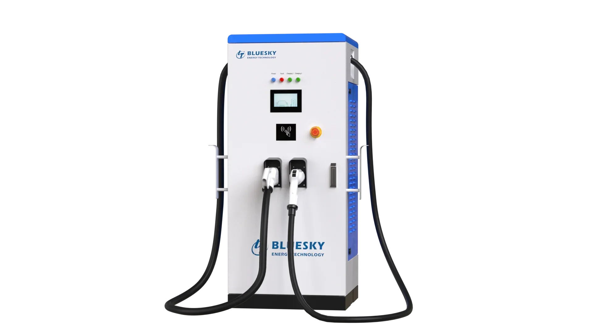 60kw porrtable dc chademo ccs fast charger car charging station for electric car RFID Reader CE Certification OCPP1.6J