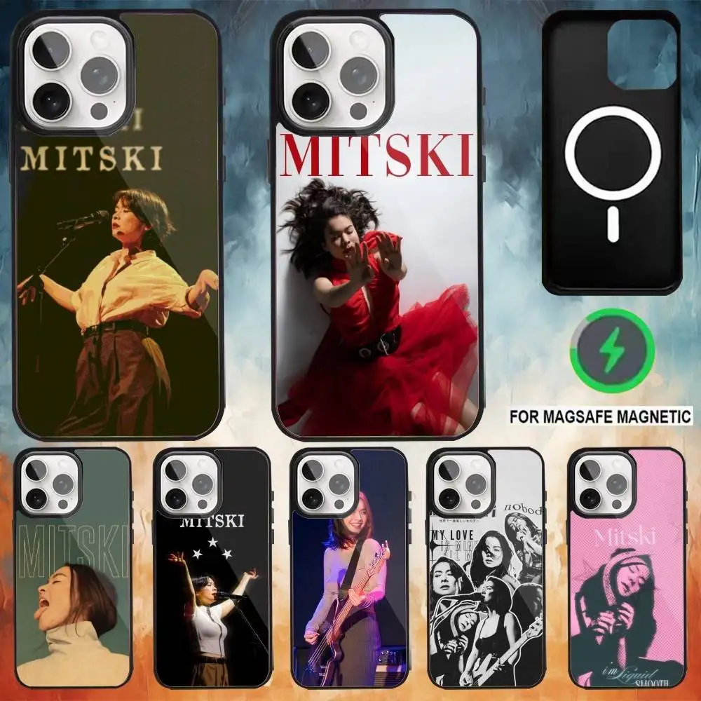 

HipHop Singer M-Mitski Phone Case For iPhone17,16,15,14,13,12,11 Plus,Pro Max Magnetic For Magsafe Wireless Charging