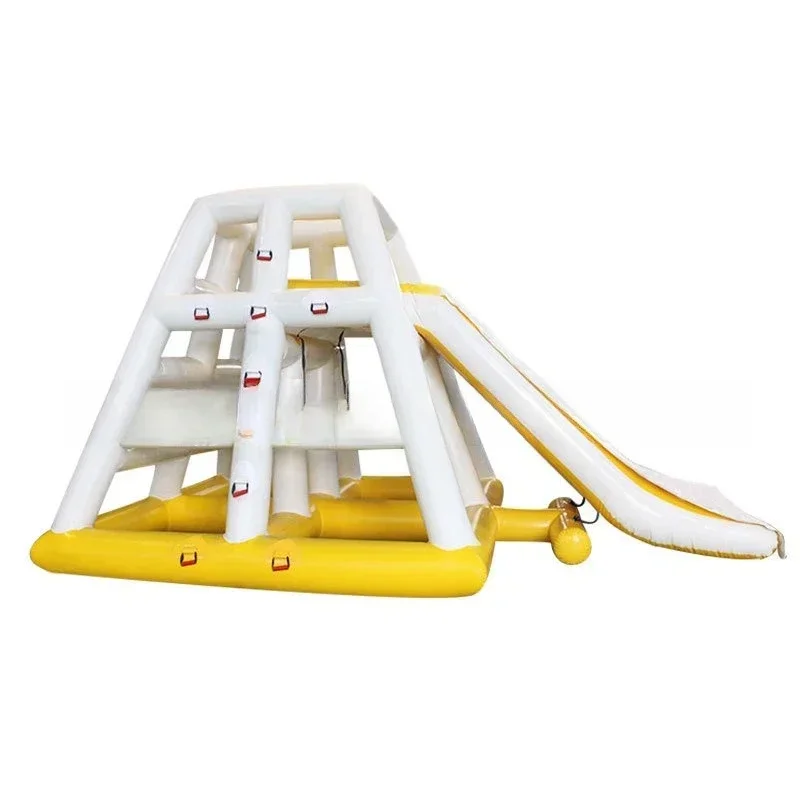 Million Ocean Ball Pool Pyramid Climbing Water Slide, Children's Play Outdoor Inflatable Slide