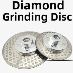 1pc M10 Diamond Grinding Wheel Saw Blade Cutting Disc For Sharpener Porcelain Tile Marble Granite Diameter 80 100mm Angle Grin