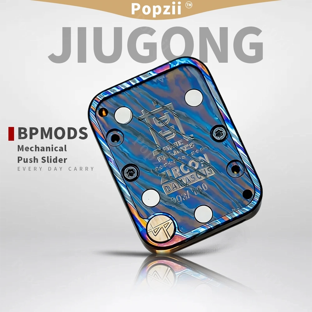 

BPMODS EDC JIUGONG Zircuti Механический фиджет-слайдер, игрушка для снятия стресса и декомпрессии