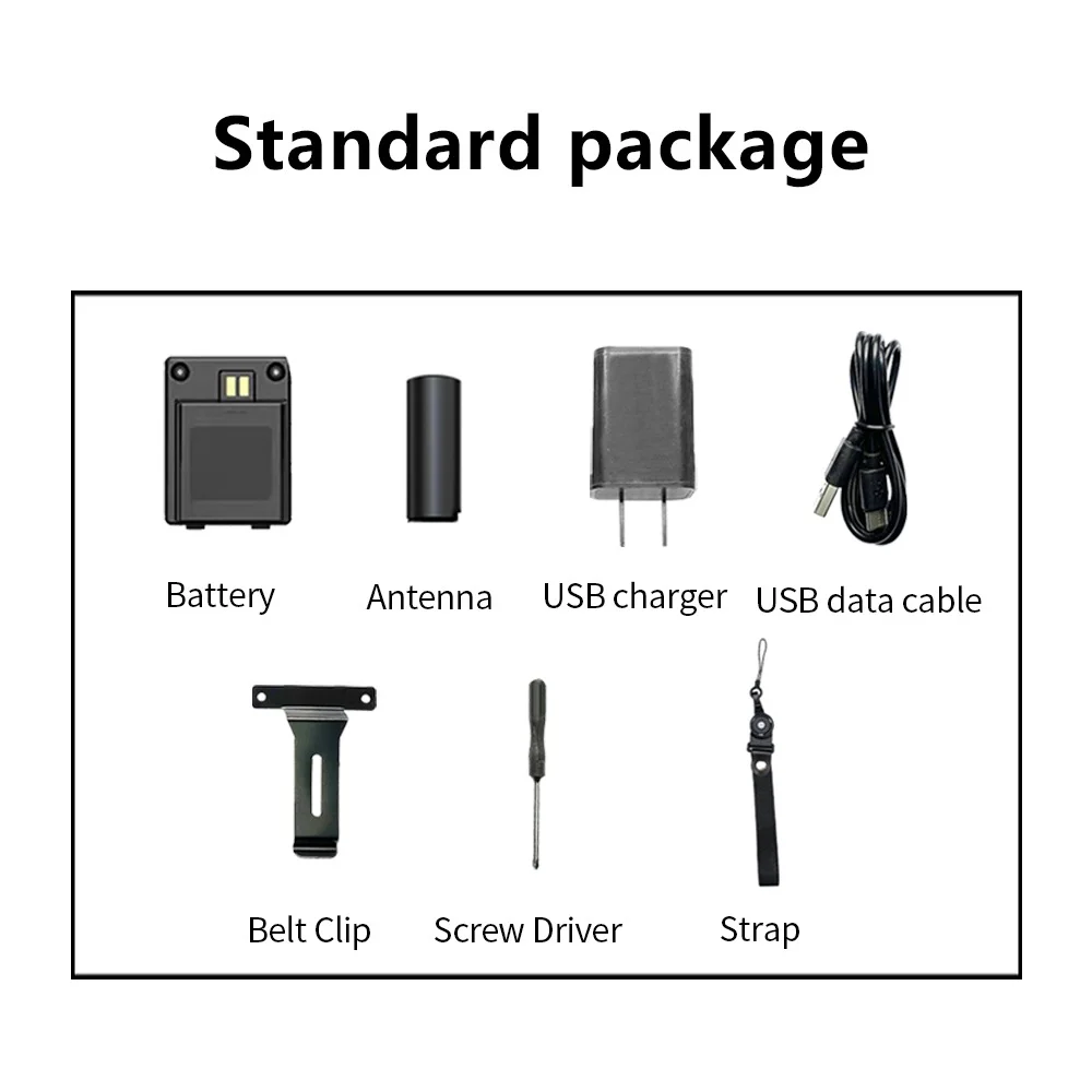 2PCS Anysecu K300 4G LTE Public Network Radio Linux System Only Work with Real PTT Platform Two way Mini Walkie Talkie