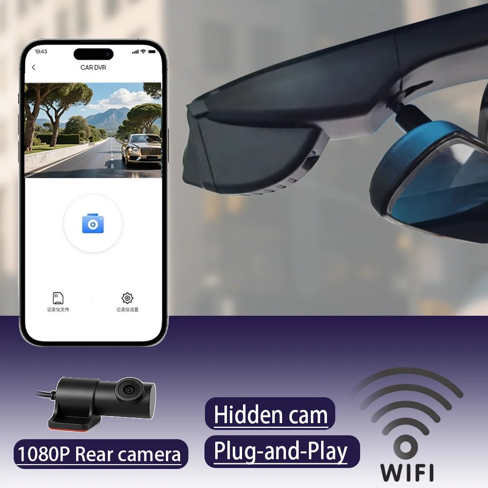 

4K HD WIFi Car DVR Dash Cam For Honda Odyssey Elysion 2016 to 2022 Crider 2020 to 2022 2160P Plug and Play APP Control