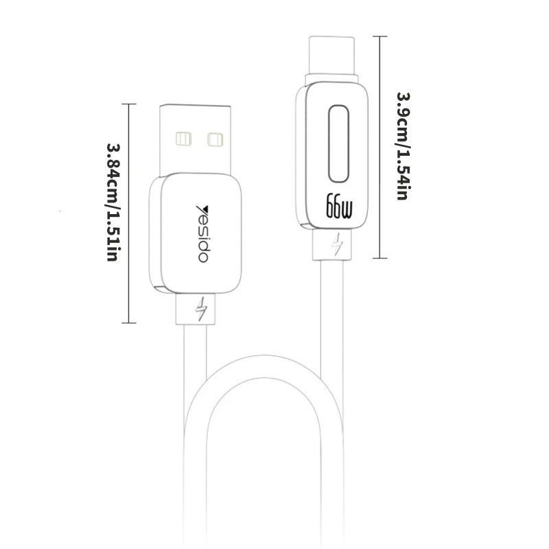  120Cm Long Zinc Alloy USB To Type C Charging Cord Wire Support 6A Current 480Mbps Speed And Braided Construction