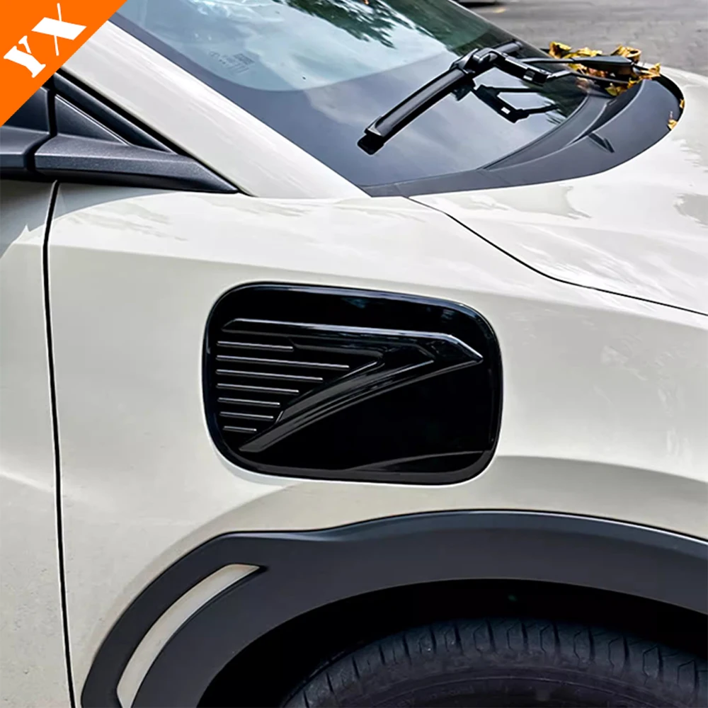 Für byd Möwe Zubehör 2023 2024 hells ch warzes Auto Logo Spiegel abdeckung Griff Auto Tür verkleidung Streifen Nebels chein werfer Rahmen Tankdeckel