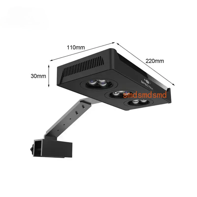 

029 Led Aquarium Light Timing ON-OFF 30W Saltwater Lighting with Touch Control for Coral Reef Fish Tank