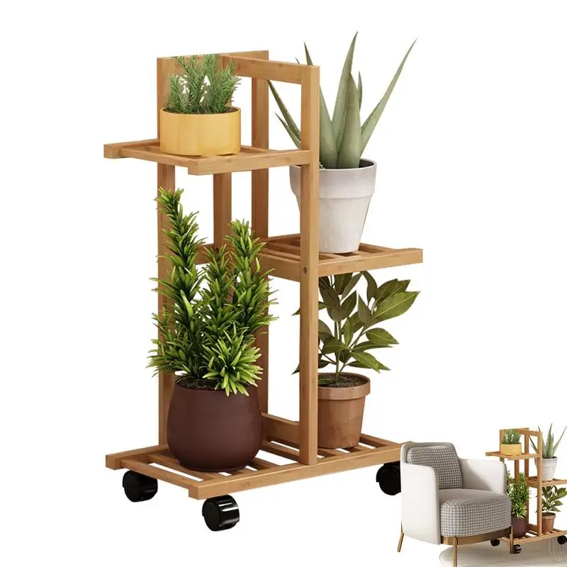 

Полка для растений в горшке, напольная стойка для демонстрации в несколько рядов, деревянная полка, подставка для цветов в помещении, на балконе, подставка для цветов