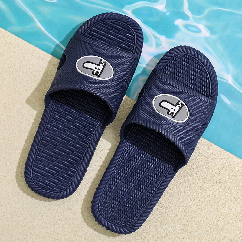 2026 Summer Fashion Slippers Men Shoes Cloud Slippers For Men Home Flat Sandals Massage Flip Flops Couple Bathroom Indoor Slides