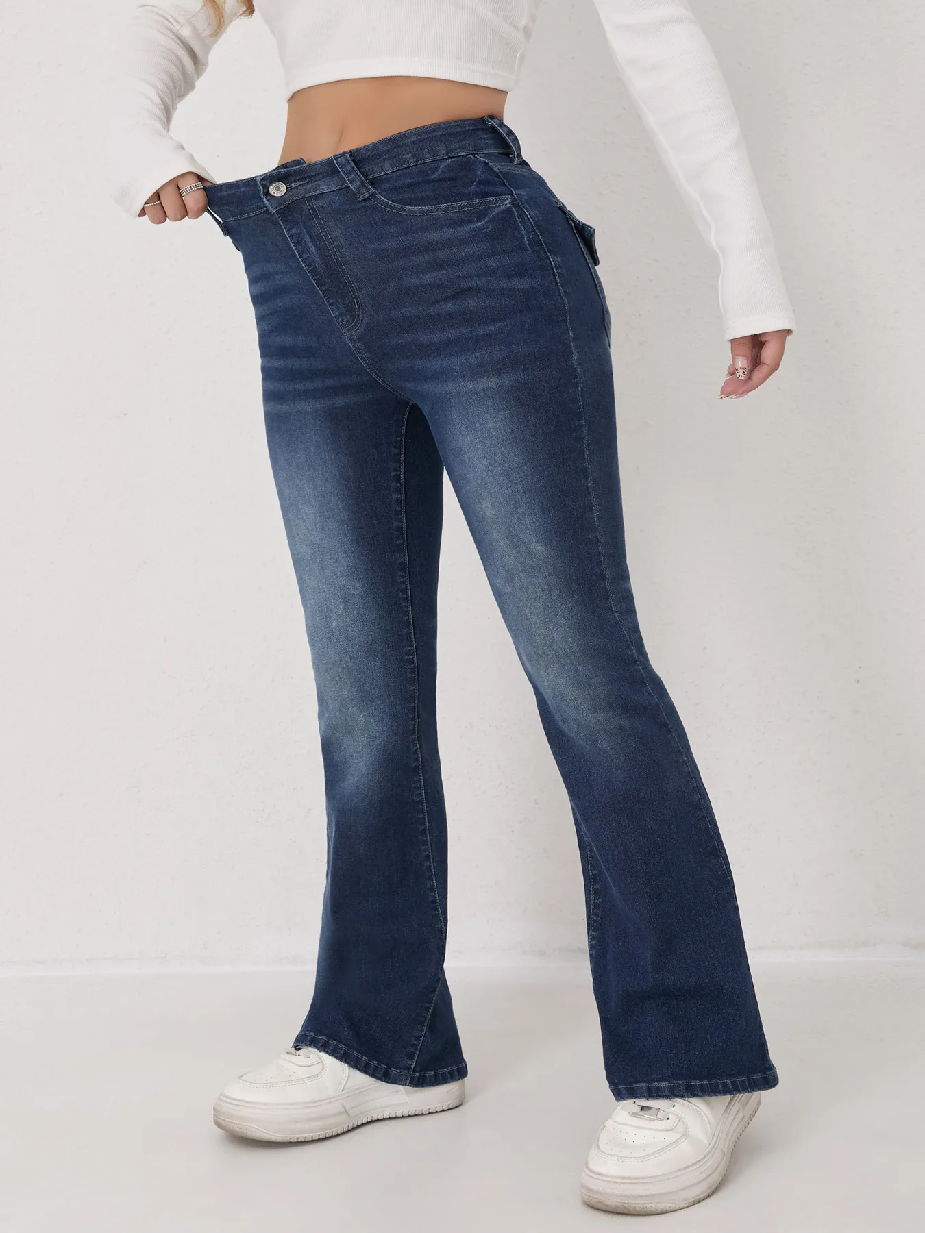 Y2K High Waist Slim Fit Casual Womens Jeans Regular Style Denim Pants Trousers Women's jeans Y2k jeans denimwomen pantswomen pan