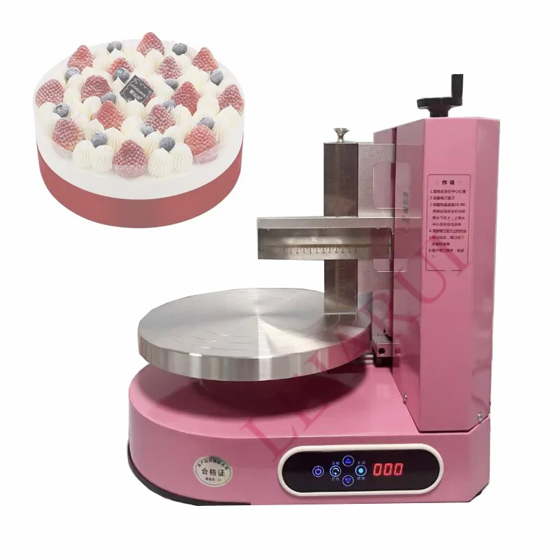 

Automatic Cake Cream Spreading Coating Filling Machine Electric Cake Bread Cream Decoration Spreader Smoothing Machine