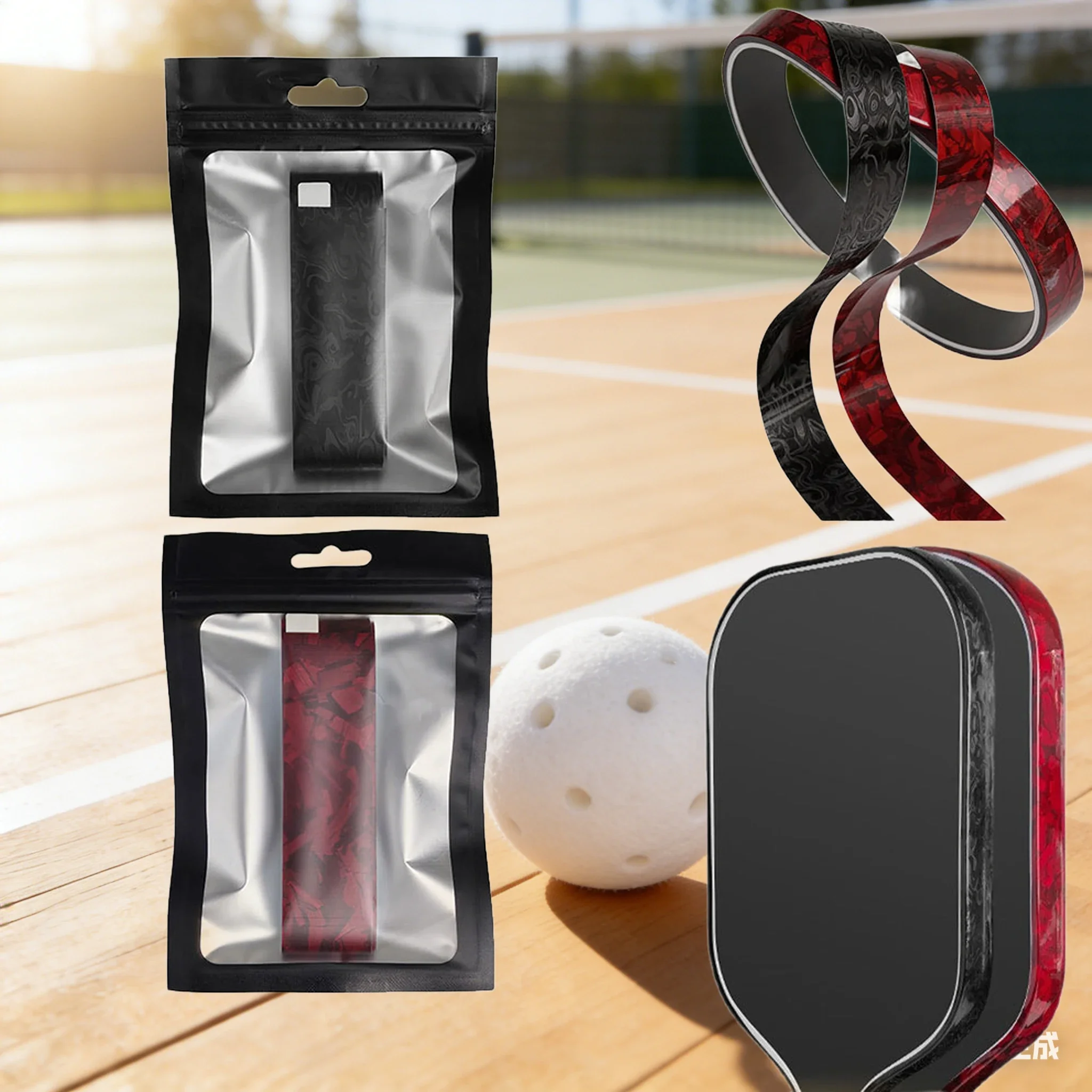 Pickleball Paddle Protection Tape For 16mm/0.62in Paddle Head Edge Guard Sticker Tape Pickleball Tacket Accessories