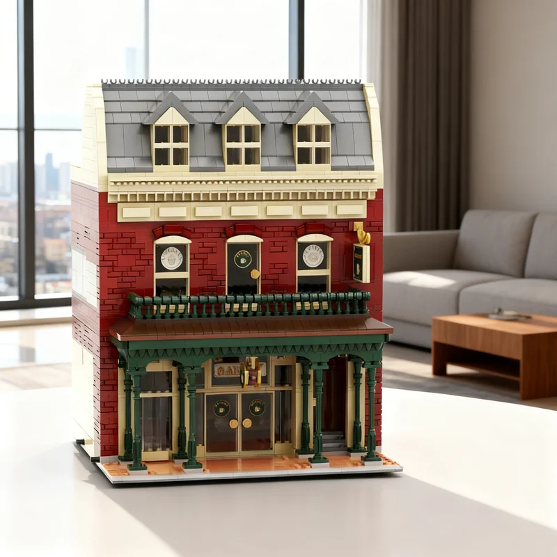 

3520pcs MOC Main Street Bakery Magic Edition Modular Streetscape Model Building Blocks DIY Creative Gift Display Decor Premium